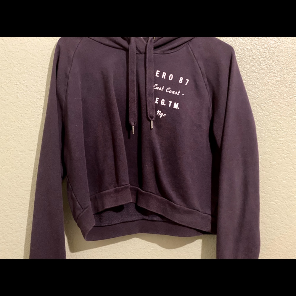 Crop top sweatshirt